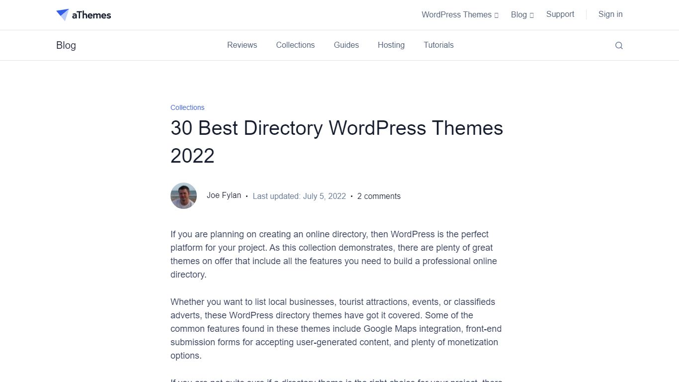 30 Best Directory WordPress Themes 2022 - aThemes